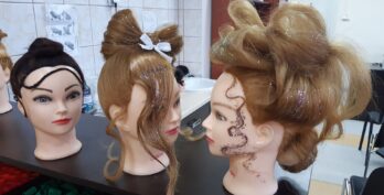 Piękne fryzury w wykonaniu uczniów CKZ Świdnica